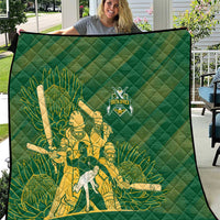 South Africa Cricket Champion Quilt Proteas Rock The World - Wonder Print Shop