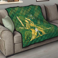 South Africa Cricket Champion Quilt Proteas Rock The World - Wonder Print Shop