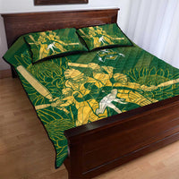 South Africa Cricket Champion Quilt Bed Set Proteas Rock The World - Wonder Print Shop