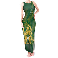 South Africa Cricket Champion Custom Tank Maxi Dress Proteas Rock The World - Wonder Print Shop