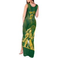South Africa Cricket Champion Custom Tank Maxi Dress Proteas Rock The World - Wonder Print Shop
