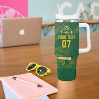 South Africa Cricket Champion Custom Tumbler With Handle Proteas Rock The World - Wonder Print Shop