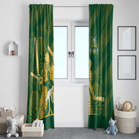 South Africa Cricket Champion Window Curtain Proteas Rock The World - Wonder Print Shop