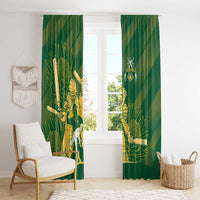 South Africa Cricket Champion Window Curtain Proteas Rock The World - Wonder Print Shop
