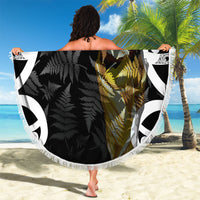 New Zealand WC2026 Black Beach Blanket Silver Fern