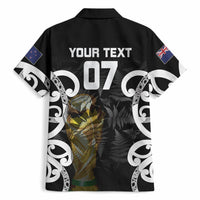 New Zealand WC2026 Custom Black Hawaiian Shirt Silver Fern