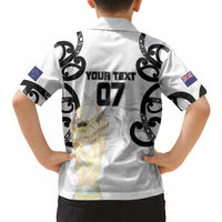 New Zealand WC2026 Custom White Hawaiian Shirt Silver Fern