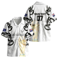 New Zealand WC2026 Custom White Kid Hawaiian Shirt Silver Fern LT7