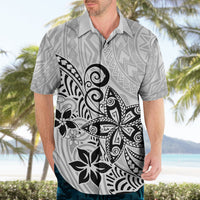 Polynesia Hawaiian Shirt Plumeria White Curves - Wonder Print Shop