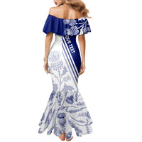 Personalised Scotland Rugby Family Matching Mermaid Dress and Hawaiian Shirt 2023 World Cup The Thistle LT7 - Wonder Print Shop