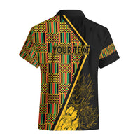 Personalised South African Heritage Day Hawaiian Shirt Kente Ethnic Patterns Mix Protea - Wonder Print Shop