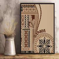 Samoa Siapo Motif Canvas Wall Art Classic Style LT7 - Wonder Print Shop