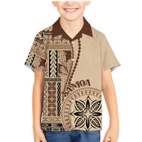 Samoa Siapo Motif Family Matching Mermaid Dress and Hawaiian Shirt Classic Style LT7 - Wonder Print Shop
