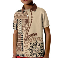 Samoa Siapo Motif Kid Polo Shirt Classic Style - Wonder Print Shop