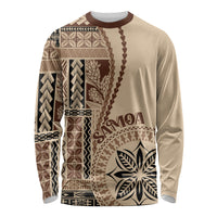 Samoa Siapo Motif Long Sleeve Shirt Classic Style - Wonder Print Shop