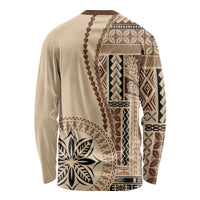 Samoa Siapo Motif Long Sleeve Shirt Classic Style - Wonder Print Shop