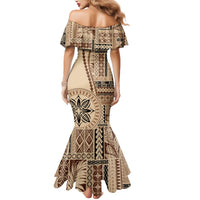 Samoa Siapo Motif Mermaid Dress Classic Style - Wonder Print Shop