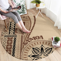 samoa-siapo-motif-round-carpet-classic-style
