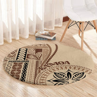 samoa-siapo-motif-round-carpet-classic-style