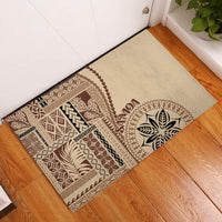 Samoa Siapo Motif Rubber Doormat Classic Style - Wonder Print Shop