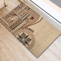 Samoa Siapo Motif Rubber Doormat Classic Style - Wonder Print Shop