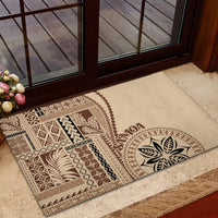 Samoa Siapo Motif Rubber Doormat Classic Style - Wonder Print Shop