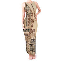 Samoa Siapo Motif Tank Maxi Dress Classic Style - Wonder Print Shop