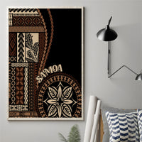 Samoa Siapo Motif Canvas Wall Art Classic Style - Black Ver LT7 - Wonder Print Shop