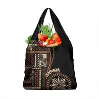 Samoa Siapo Motif Grocery Bag Classic Style - Black Ver