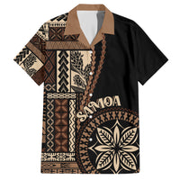 Samoa Siapo Motif Hawaiian Shirt Classic Style - Black Ver - Wonder Print Shop