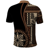 Samoa Siapo Motif Polo Shirt Classic Style - Black Ver - Wonder Print Shop
