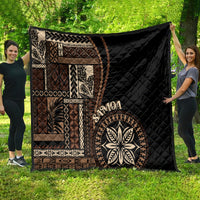 Samoa Siapo Motif Quilt Classic Style - Black Ver - Wonder Print Shop