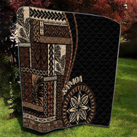 Samoa Siapo Motif Quilt Classic Style - Black Ver - Wonder Print Shop