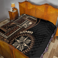 Samoa Siapo Motif Quilt Classic Style - Black Ver - Wonder Print Shop
