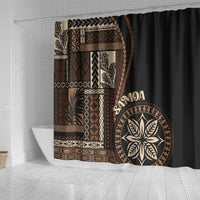 samoa-siapo-motif-shower-curtain-classic-style-black-ver