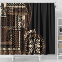 samoa-siapo-motif-shower-curtain-classic-style-black-ver