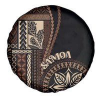 Samoa Siapo Motif Spare Tire Cover Classic Style - Black Ver - Wonder Print Shop