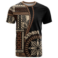 Samoa Siapo Motif T Shirt Classic Style - Black Ver - Wonder Print Shop