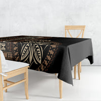 Samoa Siapo Motif Tablecloth Classic Style - Black Ver - Wonder Print Shop