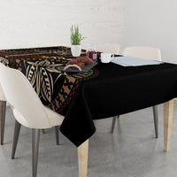 Samoa Siapo Motif Tablecloth Classic Style - Black Ver - Wonder Print Shop