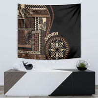 Samoa Siapo Motif Tapestry Classic Style - Black Ver - Wonder Print Shop