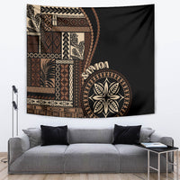 Samoa Siapo Motif Tapestry Classic Style - Black Ver - Wonder Print Shop