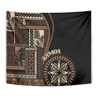 Samoa Siapo Motif Tapestry Classic Style - Black Ver - Wonder Print Shop