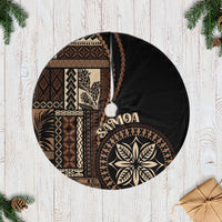Samoa Siapo Motif Tree Skirt Classic Style - Black Ver - Wonder Print Shop