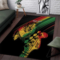 Personalised Reggae Area Rug Live The Way You Love LT7 - Wonder Print Shop