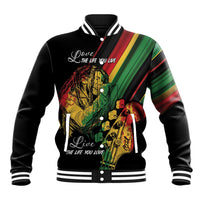 Personalised Reggae Baseball Jacket Live The Way You Love LT7 - Wonder Print Shop