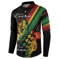 Personalised Reggae Button Sweatshirt Live The Way You Love LT7 - Wonder Print Shop