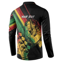 Personalised Reggae Button Sweatshirt Live The Way You Love LT7 - Wonder Print Shop