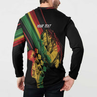 Personalised Reggae Button Sweatshirt Live The Way You Love LT7 - Wonder Print Shop