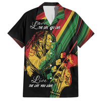 Personalised Reggae Family Matching Summer Maxi Dress and Hawaiian Shirt Live The Way You Love - Wonder Print Shop